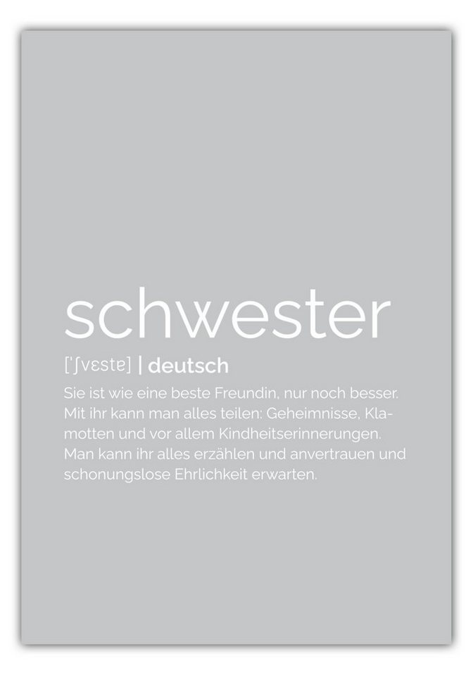 MOTIVISSO Poster Schwester von MOTIVISSO