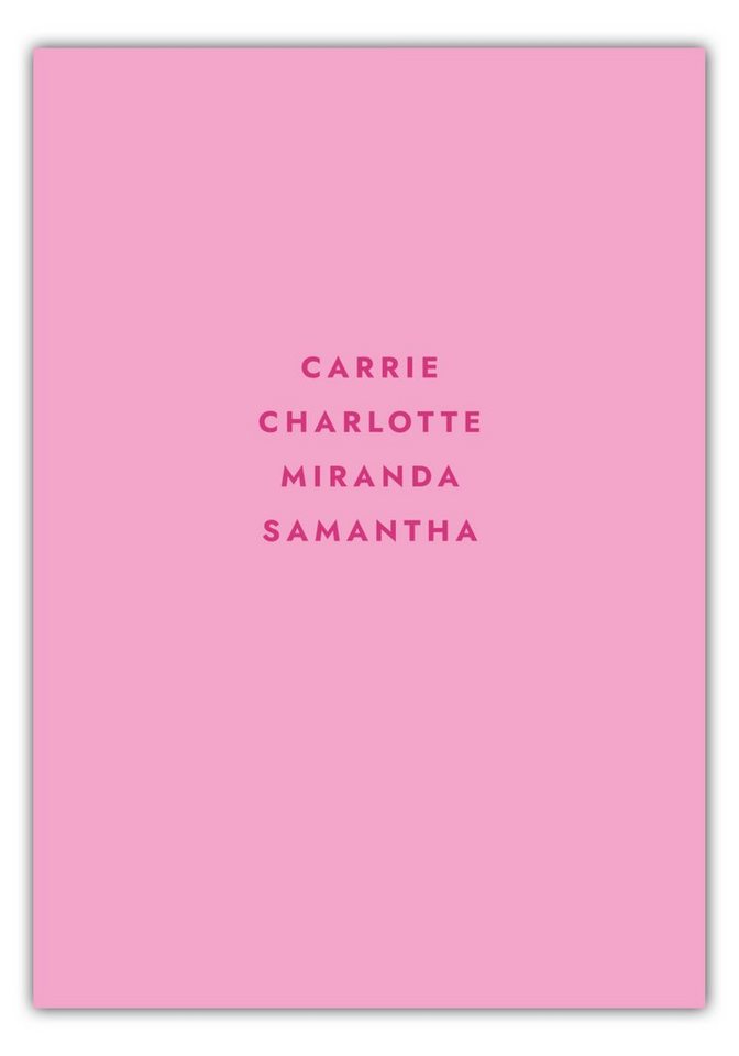MOTIVISSO Poster Sex And The City - Carrie Charlotte Miranda Samantha von MOTIVISSO