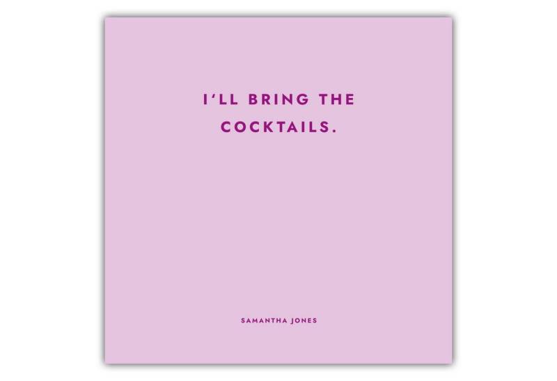 MOTIVISSO Poster Sex And The City - I'll Bring The Cocktails von MOTIVISSO