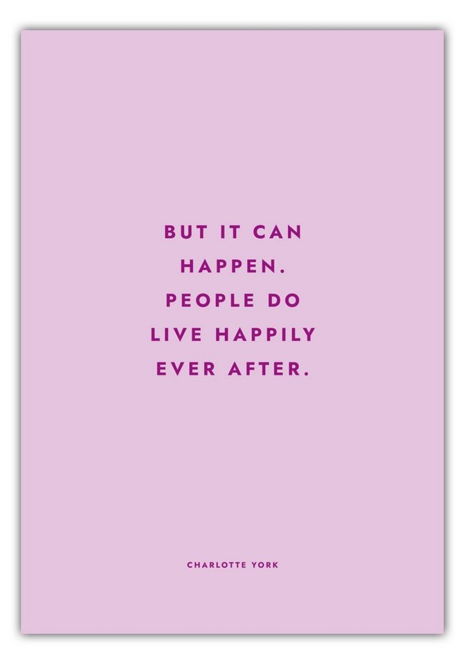 MOTIVISSO Poster Sex And The City - Live Happily Ever After von MOTIVISSO