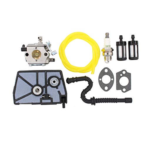 MOTOKU Vergaser-Luftfilter Kraftstoffleitungsfilter Vergaser für Stihl 028 028AV 028 AV Super Wood Boss Kettensäge ersetzt Walbro WT-16B Tillotson HU-40 von MOTOKU