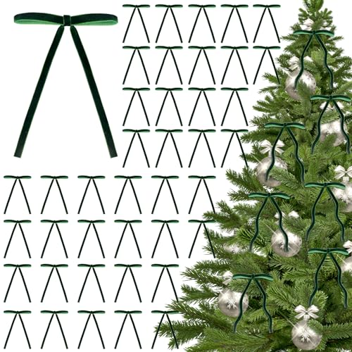 MOTONG 40 Stück Dunkelgrün Weihnachts Schmetterlingsknoten Deko Schleifen Weihnachten Glitzer Weihnachtsbaum Schleifen Weihnachtsbaumschmuck für Familienfeiern Party Dekoration MOTONG 40 Stück Dunkelgrün Weihnachts Schmetterlingsknoten Deko Schleifen Weihnachten Glitzer Weihnachtsbaum Schleifen Weihnachtsbaumschmuck für Familienfeiern Party Dekoration von MOTONG