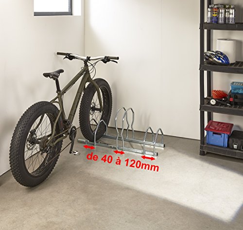 Mottez B129V3XL Fahrradständer für 3 Fahrräder auf 2 Ebenen, Fat Bike, Grau Mottez B129V3XL Fahrradständer für 3 Fahrräder auf 2 Ebenen, Fat Bike, Grau von MOTTEZ