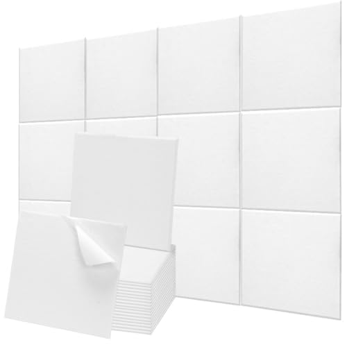 90 x 120 cm große Filz-Pinnwand, Korktafel, Alternative, 12 Stück Filz-Wandfliesen, Foto-Display-Panel, schallabsorbierende Wanddekoration für Zuhause, Büro, Weiß 90 x 120 cm große Filz-Pinnwand, Korktafel, Alternative, 12 Stück Filz-Wandfliesen, Foto-Display-Panel, schallabsorbierende Wanddekoration für Zuhause, Büro, Weiß von MOTTK