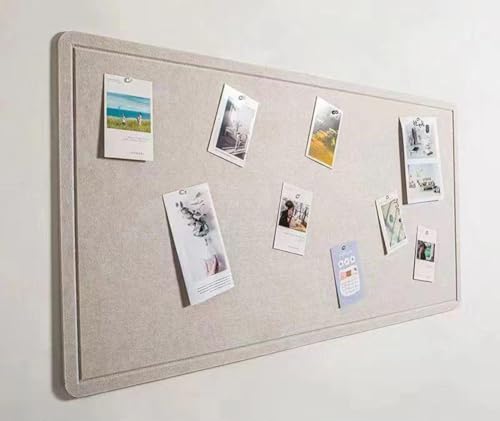 Filz-Pinnwand mit Stecknadeln, 40 x 60 cm, faltbare Filz-Pinnwand, Alternative für Wände, selbstklebende Bilder, Memos, Display, Wand, dekoratives Paneel (helles Kamel) von MOTTK