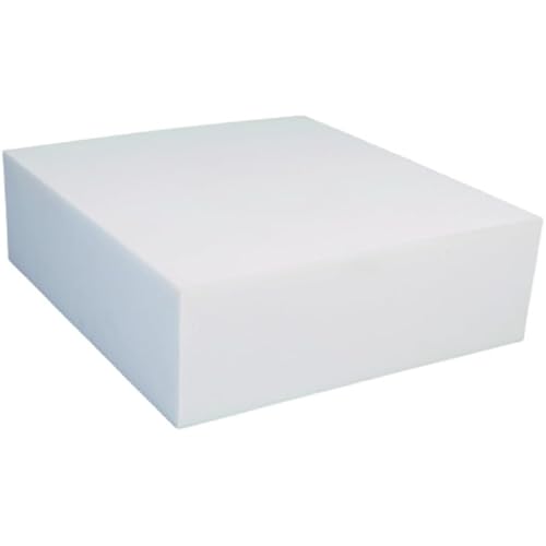 MOTTK Hochdichter Memory-Schaum Ersatz-Polsterung,Einfach zu Schneiden für Schaumstoff-Polsterung für Sofa Sitzgelegenheiten Esszimmerstuhl (7cm dick,50x50cm) von MOTTK