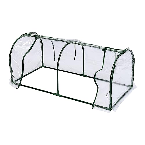 MOTUZP Mini-Gewächshaus, Kunststoff-Gewächshaus für Den Außenbereich, Transparentes Zelt für Drinnen oder Draußen, für Pflanzen, Wasserdicht, UV-beständig, Heißes Haus für Garten,(180 * 90 * 90cm) MOTUZP Mini-Gewächshaus, Kunststoff-Gewächshaus für Den Außenbereich, Transparentes Zelt für Drinnen oder Draußen, für Pflanzen, Wasserdicht, UV-beständig, Heißes Haus für Garten,(180 * 90 * 90cm) von MOTUZP