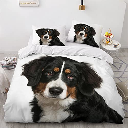 MOUAJ Bettwäsche Set Berner Sennenhund 3D Druck Bettbezug 135x200 Kinder Mikrofaser Warme Weich 3Teilig Bettbezüge Mit Reißverschluss Et 2Kissenbezug 80x80cm Bettwaren Für Jungen Und Mädchen MOUAJ Bettwäsche Set Berner Sennenhund 3D Druck Bettbezug 135x200 Kinder Mikrofaser Warme Weich 3Teilig Bettbezüge Mit Reißverschluss Et 2Kissenbezug 80x80cm Bettwaren Für Jungen Und Mädchen von MOUAJ