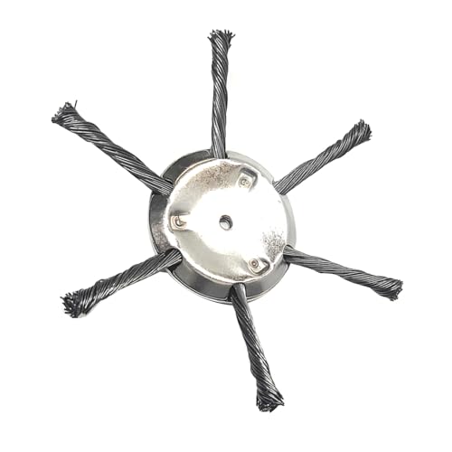 MOUDOAUER Rasenmäher-Trimmer, 5 mm Löcher, Stahldraht, Ersatzkopf für Rasentrimmer von MOUDOAUER