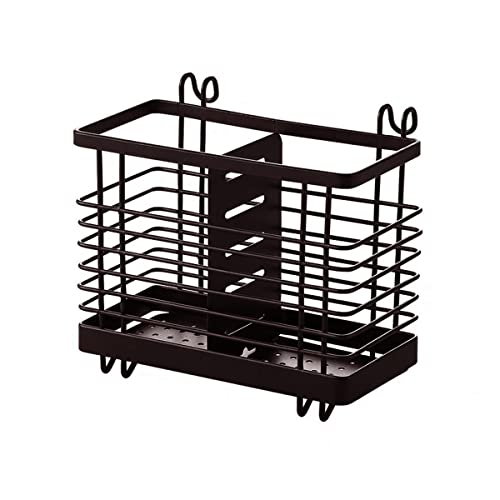 MOUFIER Küchenbesteckhalter, Spülbecken-Caddy Besteck-Abtropfgestell für Spüle, Edelstahl-Utensilienhalter mit abnehmbaren Fächern, Küchen-Caddy Löffel und Gabeln Organizer von MOUFIER