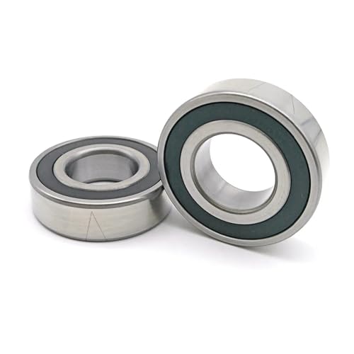 1 Paar 7003 H7003C 2RZ P4 DB DT A 17X35X10 abgedichtetes Schrägkugellager Hochgeschwindigkeits-Spindellager ABEC-7(H7003C-2RZ-P4-DBA) von MOUKWLEK