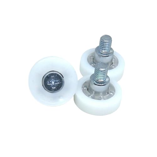 10 Stück Außendurchmesser 22 mm Schubladentyp Kühlschrankdrucker POM-Rolle DR22-C1L8W7M6 Registrierkassen-Gleitführungsrolle DR19 DR22 DU22(DR19-C1L8W6M6) von MOUKWLEK
