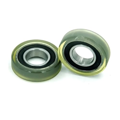 10 Stück PU690128-8 12 x 28 x 8 mm PU-beschichtete Rolle mit 6901RS-Lager, Außendurchmesser 28 mm, mit Polyurethan überzogene Tür- und Fenster-Kunststofflager 10 Stück PU690128-8 12 x 28 x 8 mm PU-beschichtete Rolle mit 6901RS-Lager, Außendurchmesser 28 mm, mit Polyurethan überzogene Tür- und Fenster-Kunststofflager von MOUKWLEK