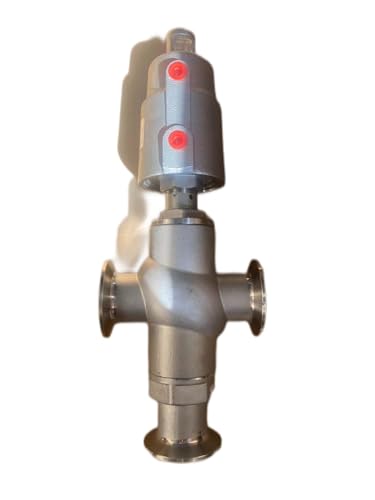 1PCS DN15/20/25/32/40/50 drei-wege klemme 1/4 "3/8" 1/2 "3/4" 1 "BSPT drei-wege 3-wege 304 edelstahl pneumatische winkel sitz ventil(CLAMP,3/4") von MOUKWLEK