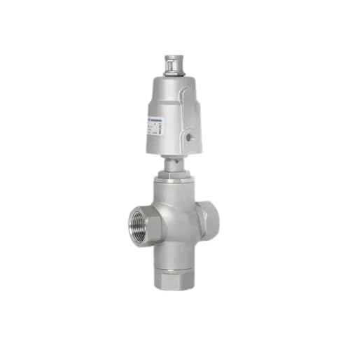 1PCS DN15/20/25/32/40/50 drei-wege klemme 1/4 "3/8" 1/2 "3/4" 1 "BSPT drei-wege 3-wege 304 edelstahl pneumatische winkel sitz ventil(THREAD,1") von MOUKWLEK