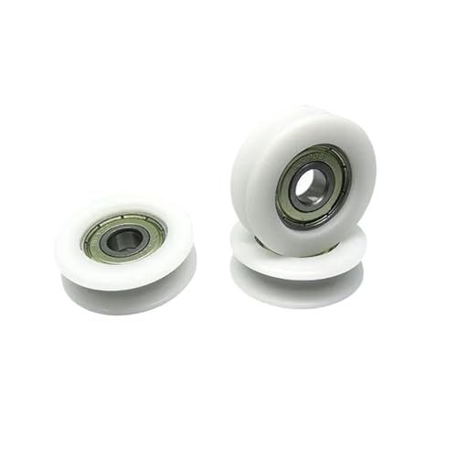 4 Stück POM-Rolle 8 x 34 x 10 U-Rillenriemenscheibe BSU60834-10 kunststoffbeschichtetes 608ZZ-Lager for Tür, Fenster, Dusche, Schublade, Riemenscheibe 8 x 34 x 10 4 Stück POM-Rolle 8 x 34 x 10 U-Rillenriemenscheibe BSU60834-10 kunststoffbeschichtetes 608ZZ-Lager for Tür, Fenster, Dusche, Schublade, Riemenscheibe 8 x 34 x 10 von MOUKWLEK
