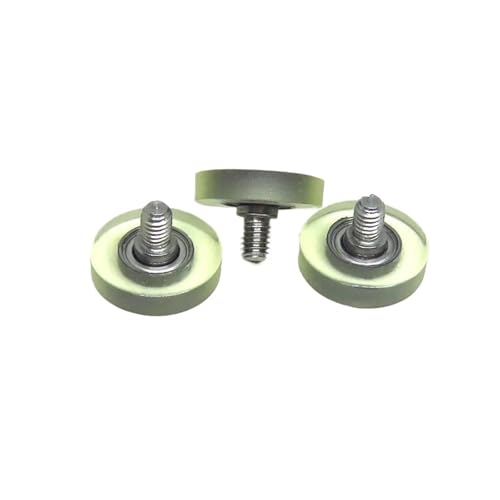 5 Stück PU-beschichtete Rollen mit 12 mm Außendurchmesser und M3-Schrauben 12x3xM3 PU68312-3C1L4M3 Tür-, Fenster- und Geräteräder mit Gummiüberzug 5 Stück PU-beschichtete Rollen mit 12 mm Außendurchmesser und M3-Schrauben 12x3xM3 PU68312-3C1L4M3 Tür-, Fenster- und Geräteräder mit Gummiüberzug von MOUKWLEK