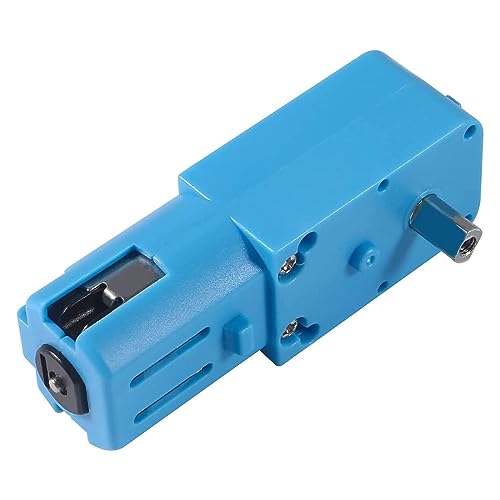 DC 3V-6V 1:90 Metallgetriebemotor Vollmetall/Halbmetall Einwellengetriebemotor Roboter Car Reducer TT Motor Blau(All Metal) von MOUKWLEK