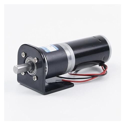 DC-Planetengetriebemotor, 12 V, niedrige Drehzahl, kleiner Motordurchmesser: 32 mm, einstellbare Geschwindigkeit, umkehrbarer Wellendurchmesser: 6 mm oder 8 mm(571RPM,6mm 12V) von MOUKWLEK
