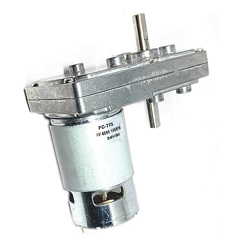 FC-755/775 Doppelwellen-Untersetzungsgetriebemotor DC 3V-30V Getriebe-Drehmomentmotor mit Nennleistung 6V12V24V 100RPM-750RPM(315rpm) von MOUKWLEK