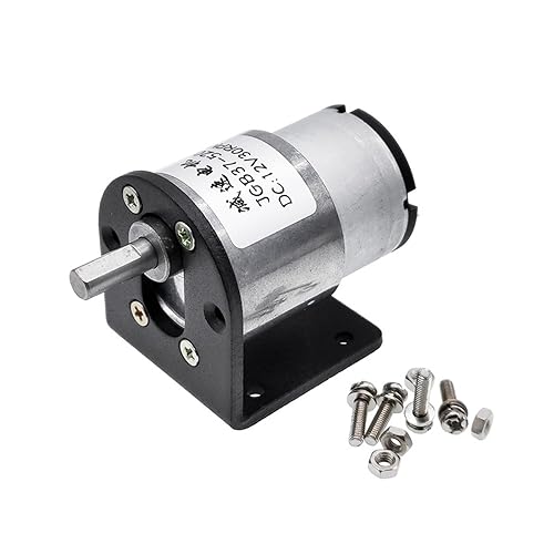 JGB37-520 12V 24V High Torque Getriebemotor Neuer Getriebemotor 5/10/20(5RPM,24V with bracket) von MOUKWLEK