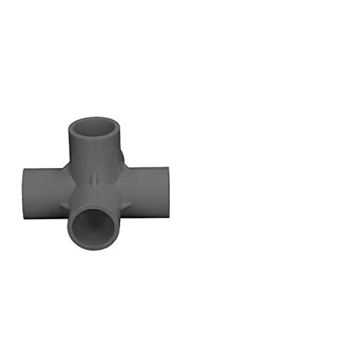 Winkel-Rohrverschraubung, rissfester PVC-Rohrverbinder, sichere Verbindung, 25 mm/1 Zoll, 90 °, breite Anwendung, 5-Wege for Stuhl(Black) von MOUKWLEK