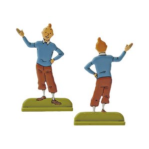 MOULINSART SA TINTIN POSTER, VINTAGE RELIEF - TINTIN POSTER PRESENTE von MOULINSART SA