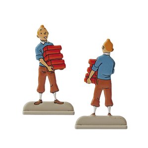 Tim und Struppi Relief – Tim mit Steine von MOULINSART SA