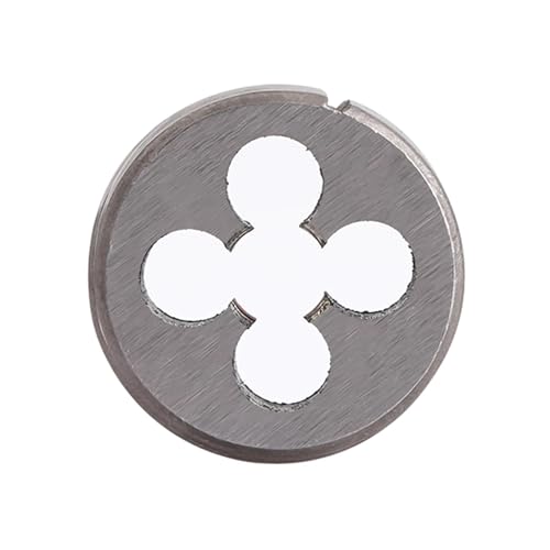 1pcs M12x1mm Runde Feingewindeschneideisen, Metrischer Legierter Stahl Maschinen Feingewinde Rechts Rundgewindeschneider für Gewindeformen Bearbeitung Reparatur Werkzeug von MOUMOUTEN