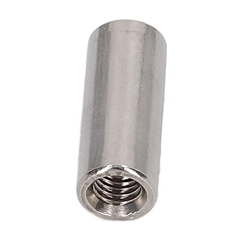20pcs M5x0.8 Weibliche Gewindekupplungsmuttern, 304 Edelstahl -Stabanschlussmuttern 0,79 Zoll von MOUMOUTEN