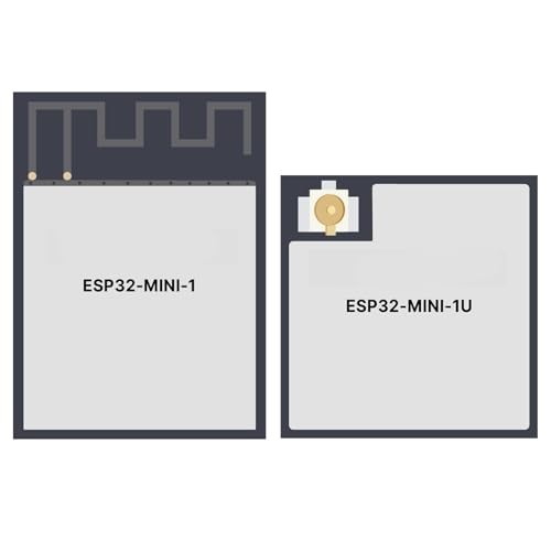 ESP32-MINI-1/1U Module, 2.4GHz Wi-Fi+BT+BLE MCU Modul mit einem eingebauten ESP32-U4WDH Chip 4 MB Flash mit PCB Antenne ESP32 Serie ESP32-MINI-1/1U Module, 2.4GHz Wi-Fi+BT+BLE MCU Modul mit einem eingebauten ESP32-U4WDH Chip 4 MB Flash mit PCB Antenne ESP32 Serie von MOUMOUTEN