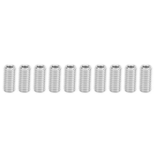 M6 bis M10 Reparaturmutter, 10pcs 303 Edelstahl -Faden -Reparaturhülle mit kleinem Schlitz 20mm Länge von MOUMOUTEN