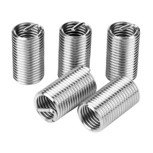 MOUMOUTEN 10 Stück Drahtgewindeeinsätze, M16 * 2,0 * 1D 304 Edelstahl metrische Gewindehülsen mit Enddrahtschutz, Spulenschraube für die Autoreparatur MOUMOUTEN 10 Stück Drahtgewindeeinsätze, M16 * 2,0 * 1D 304 Edelstahl metrische Gewindehülsen mit Enddrahtschutz, Spulenschraube für die Autoreparatur von MOUMOUTEN