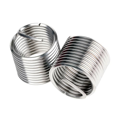 MOUMOUTEN 100 Stück Drahtgewindeeinsätze, M6 * 1,0 * 2D 304 Edelstahl metrische Gewindehülsen mit Drahtschutz, Spulenschraube für die Autoreparatur MOUMOUTEN 100 Stück Drahtgewindeeinsätze, M6 * 1,0 * 2D 304 Edelstahl metrische Gewindehülsen mit Drahtschutz, Spulenschraube für die Autoreparatur von MOUMOUTEN
