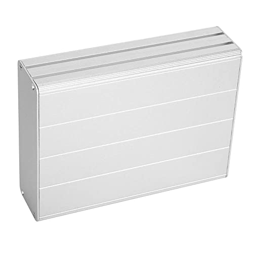 MOUMOUTEN Aluminiumlegierung Projektbox, Platine Shell Gehäuse, Elektrische Box, DIY Gehäuse, Aluminiumgehäuse, Silber, 45x122x160mm, nicht wasserfest MOUMOUTEN Aluminiumlegierung Projektbox, Platine Shell Gehäuse, Elektrische Box, DIY Gehäuse, Aluminiumgehäuse, Silber, 45x122x160mm, nicht wasserfest von MOUMOUTEN