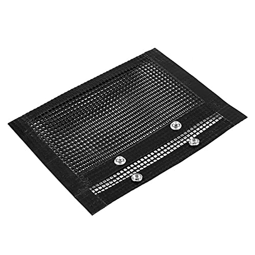 MOUMOUTEN BBQ Mesh Grill Taschen, Backmatte Antihaft, Backpapier Wiederverwendbar Hohe Temperaturbeständigkeit Grilltaschen für Holzkohle Gas Elektrogrills Raucher(14x22cm) von MOUMOUTEN