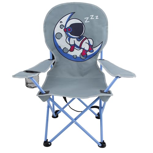 MOUNTAIN SUMMIT GEAR Caddis Sports Campingstuhl für Kinder, faltbar, mit Tragetasche, für Freizeit, Sport, Camping und Angeln (Astronaut) von MOUNTAIN SUMMIT GEAR