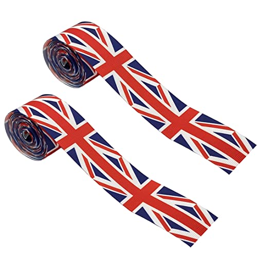 2pcs Union Flaggenband 6 -Yard Flagge Form Ribbon König Charles III Krönung Dekoration Tricolor Dekoratives Nylonband für Geschenkverpackung Nationale Feierlichkeiten 2pcs Union Flaggenband 6 -Yard Flagge Form Ribbon König Charles III Krönung Dekoration Tricolor Dekoratives Nylonband für Geschenkverpackung Nationale Feierlichkeiten von MOUNTTU