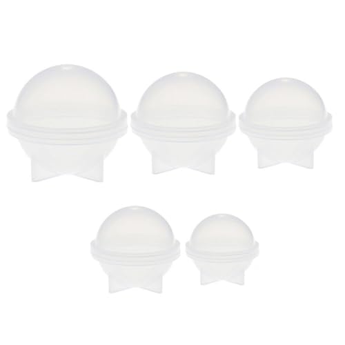 DIY Kugel runde Silikonform für Harz -Epoxidschmuck herstellen Kerzenwachs hausgemachte Seife DIY Badebombenbombe 5 verschie DIY Kugel runde Silikonform für Harz -Epoxidschmuck herstellen Kerzenwachs hausgemachte Seife DIY Badebombenbombe 5 verschie von MOUNTTU