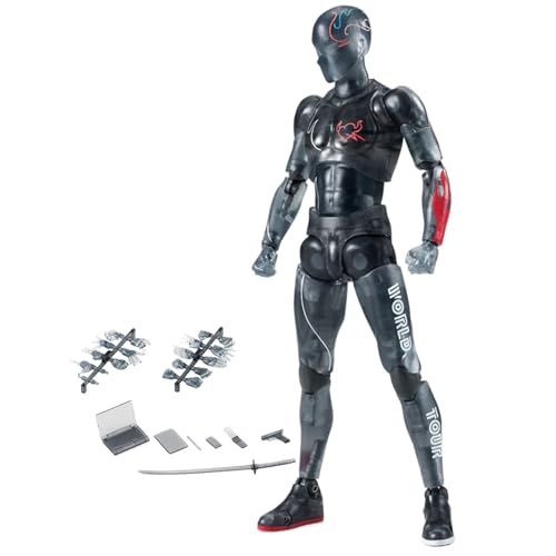 Actionfiguren 5, 91 Zoll mit inklusivem Armzubehör Bewegliche Gesten Zeichenpuppe Bewegliche Figur Dekorativer Actionfigurenkörper Geschenk für Tischdisplayregal (männlich) Figur von MOUNTTU