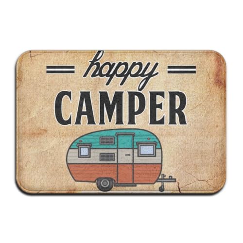 MOUNTTU Eingangsmatte Happy Camping Door Mat 16x24 Zoll Nicht-Schlupfboden Teppich-Fallen Schlamms Willkommensmatten für Haustür MOUNTTU Eingangsmatte Happy Camping Door Mat 16x24 Zoll Nicht-Schlupfboden Teppich-Fallen Schlamms Willkommensmatten für Haustür von MOUNTTU