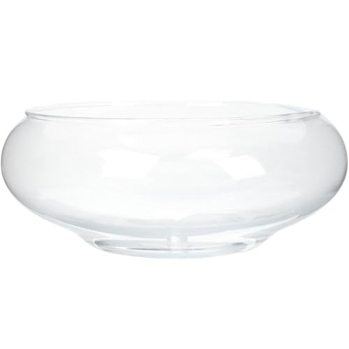 MOUNTTU Lotus Bowl Pflanzer, 6 Zoll runde Lotusblumenschale, klare Wasserlily -Schüssel, dekorative Glasschale für Blumen Sukkulente Hydroponic Plant Fish Home Decor MOUNTTU Lotus Bowl Pflanzer, 6 Zoll runde Lotusblumenschale, klare Wasserlily -Schüssel, dekorative Glasschale für Blumen Sukkulente Hydroponic Plant Fish Home Decor von MOUNTTU