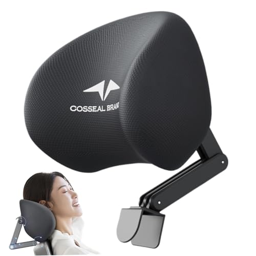 MOUNTTU Office Stuhl Kopfstütze Anhang Einstellbarer und Abnehmbarer Bürostuhl Kopfstütze Ergonomische Halsunterstützung für Office Stuhl Memory Foam Mesh Head Kissen Kopf Ruhe für von MOUNTTU