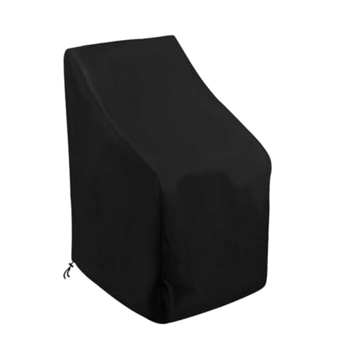 MOUNTTU Outdoor -Stapelstuhlabdeckung wasserdichte Garten -Terrassenabdeckung für Liegestühle Tränenresistente Möbelschutz (64x64x12 von MOUNTTU