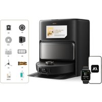 MOVA V50 Ultra Saug- und Wischroboter mit automatischer Entleerung, 24000 Pa & Heißwasserreinigung (DuoSolution™), Schwarz von MOVA