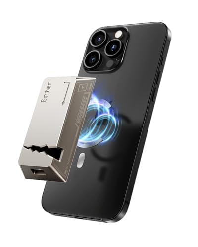 MOVE SPEED Portable SSD 512GB mit magnetischer Funktion Bis zu 2.000MB/s, USB 3.2 Gen 2x2, Unterstützt 4K ProRes HDR, Magnetische SSD Externe Festplatte Funktioniert mit Apple Find My von MOVE SPEED