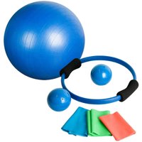 Movit - 7-teiliges Yoga-Set, Gymnastikball, Pilates-Ring von MOVIT