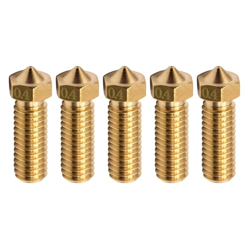 3D Drucker Düsen Nozzle Set für Kobra 2, Kobra 2 Neo, Kobra 2 Plus, Kobra 2 Pro, Kobra 2 Max, 5 Stück Brass Nozzle Kit für präzise additive Fertigung von MOVKZACV