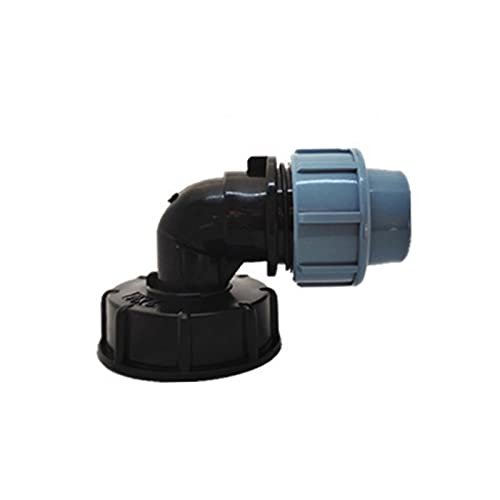 MOVKZACV Adapter IBC Tank Gewindeanschluss für Wasserrohrarmaturen gerade/bogen/drei-Wege-Auslass 20mm/25mm/32mm von MOVKZACV