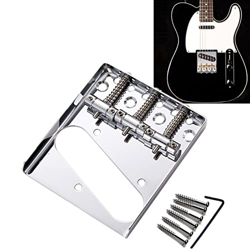 MOVKZACV Gitarrensteg 3 TL Sattel Aschenbecher Sattel Steg Home Metall Einfache Installation für Telecaster Gitarre Gitarre Ersatzteile von MOVKZACV